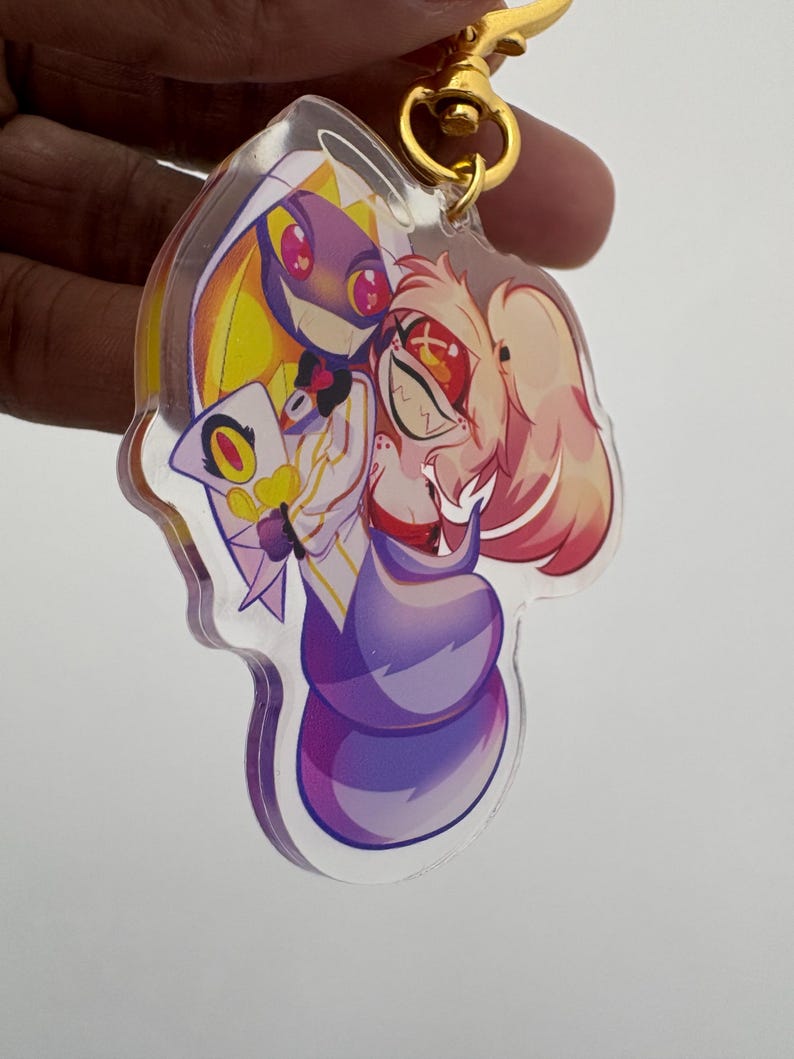 Hazbin Hotel Redeemed!sir Pentiousxcherrybomb Keychain - Etsy