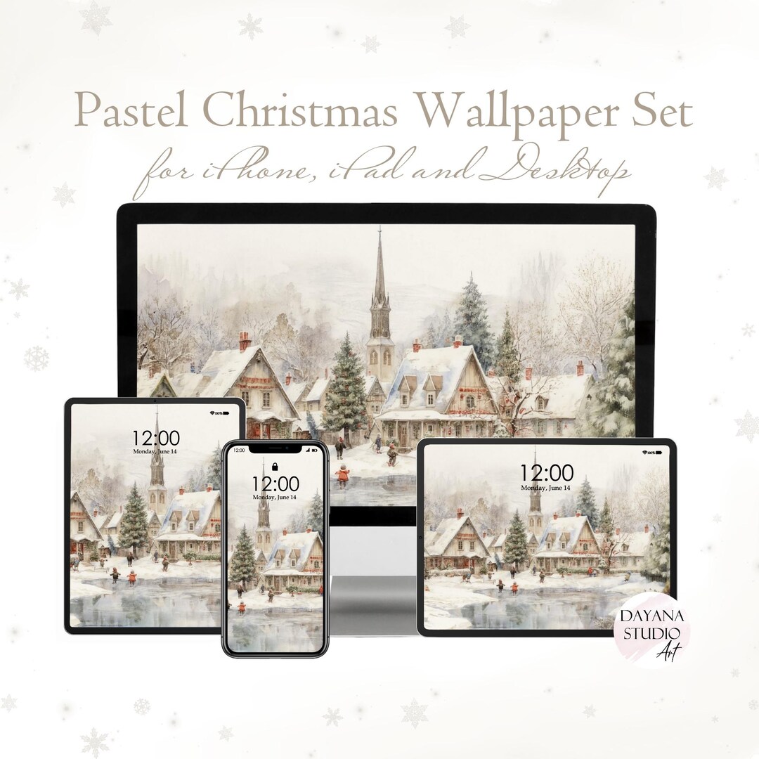 Christmas Aesthetic Wallpapers, Iphone, Ipad, Tablet, Desktop, Android