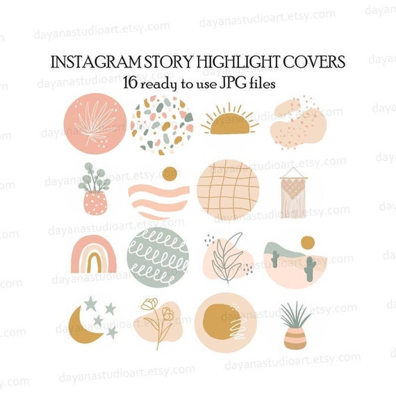 30 Instagram Story Highlight Icons Abstract Boho Line Art Social Media  Icons Instagram Icons Text Minimalist Instagram Highlight Covers -   Norway