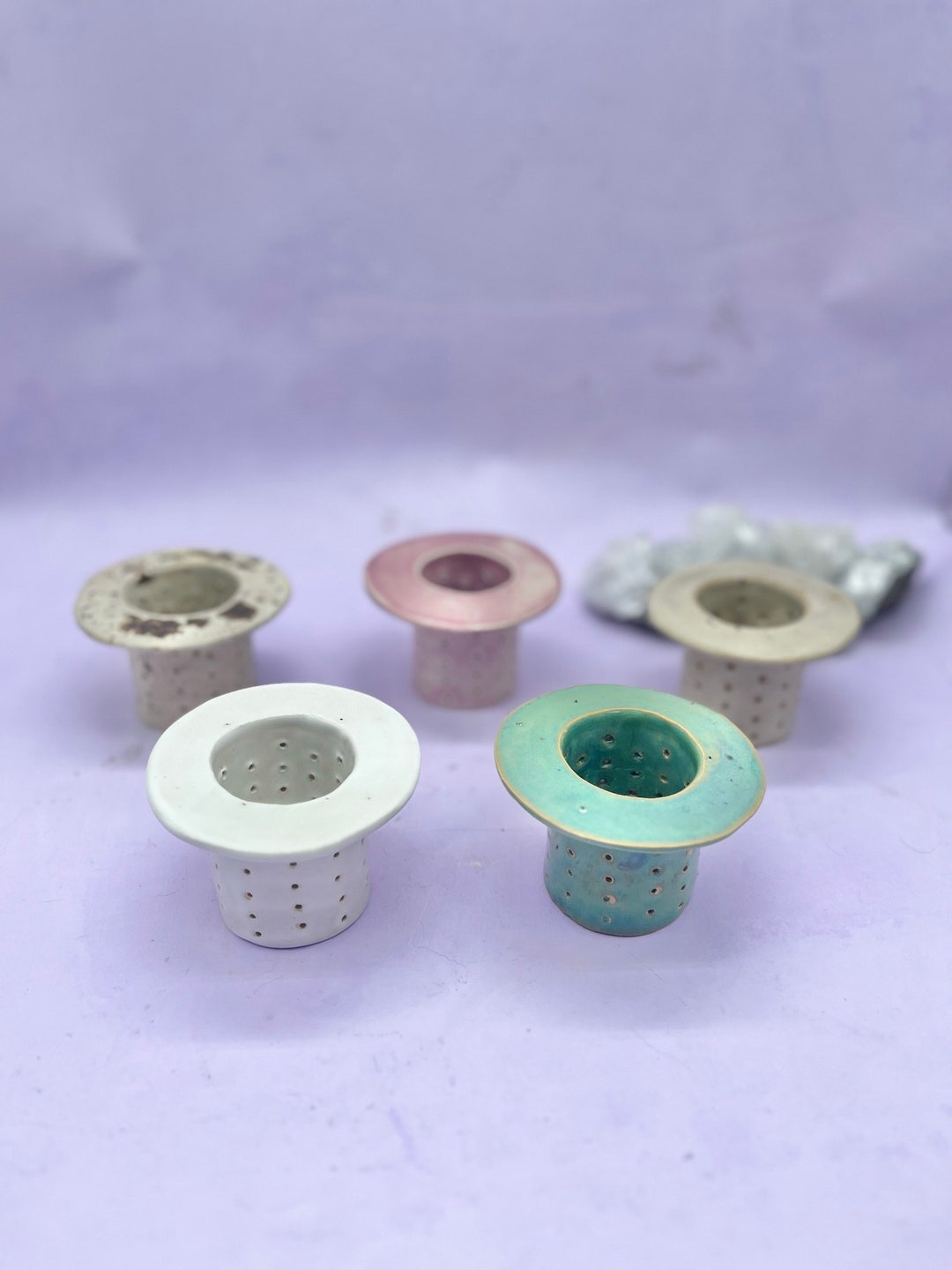 Handmade Tea Infuser, Ceramic Tea Strainer, Loose Tea Strainer, Herbal Tea Infuser, Tea Lovers