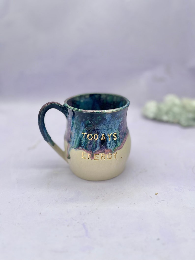 Positive Affirmation Mug, Unstoppable Mug, Coffee Witch, Tea Lovers Gift, Ceramic Coffee Cup, Handmade Pottery Mug, Quote Mug, Witch Gifts image 2