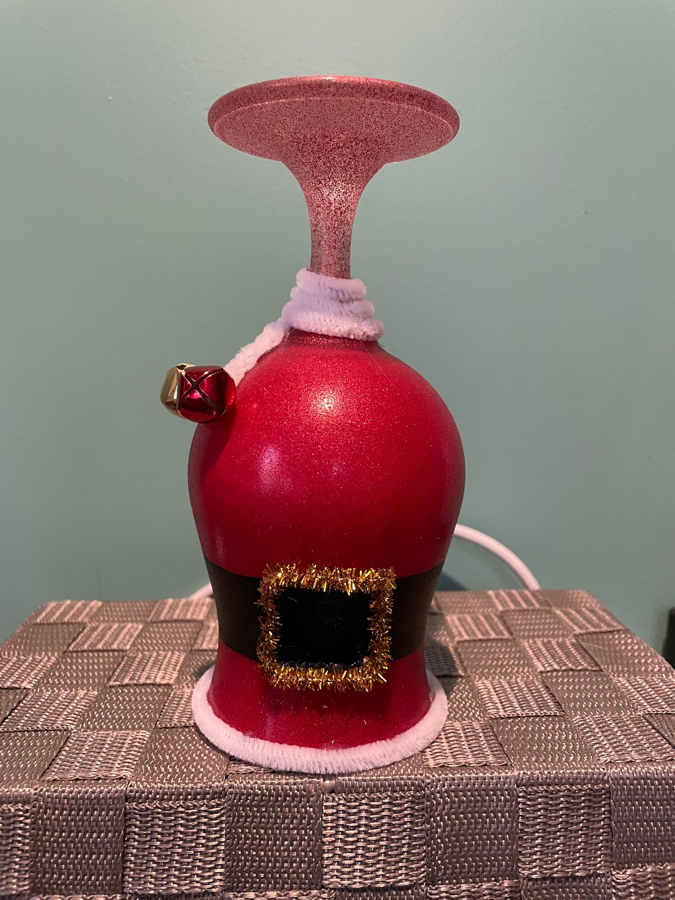 Christmas/winter Painted Wine Glass Candle Votives Etsy 日本