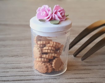 Biscuits miniatures Dollhouse, échelle 1:12, pâtisserie maison de poupée, dessert miniature, biscuits maison de poupée