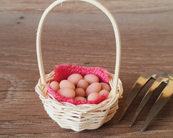 Miniature eggs for Doll, scale 1:6, handmade, doll bakery, Doll sweet, food for Doll, eggs for doll, eggs 1 6 scale, miniature patisserie