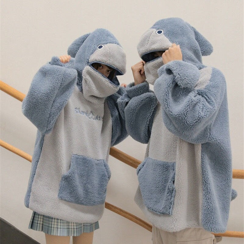 kawaii shark hoodie