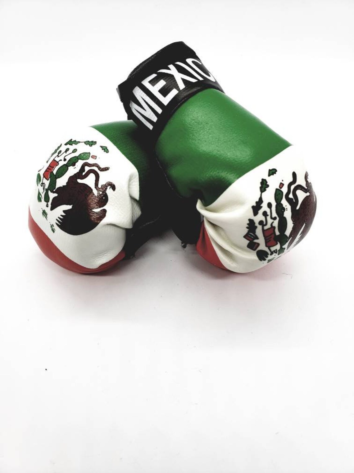 Mexico Miniature Boxing Gloves Perfect for Car Mirrors and Etsy