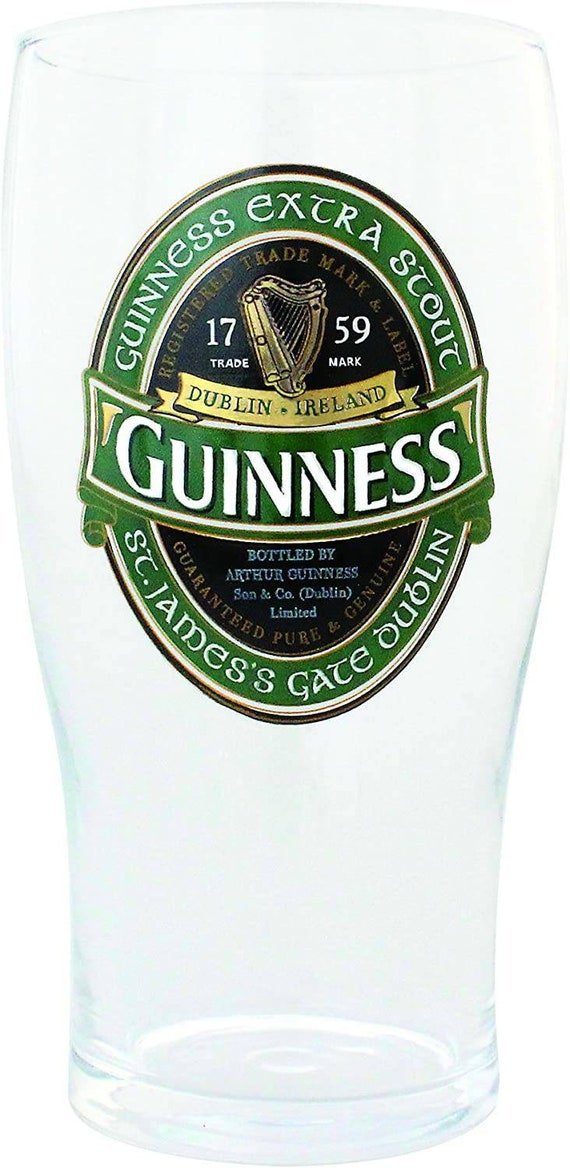 Guinness Green Ireland Set of 4 Pint Glasses