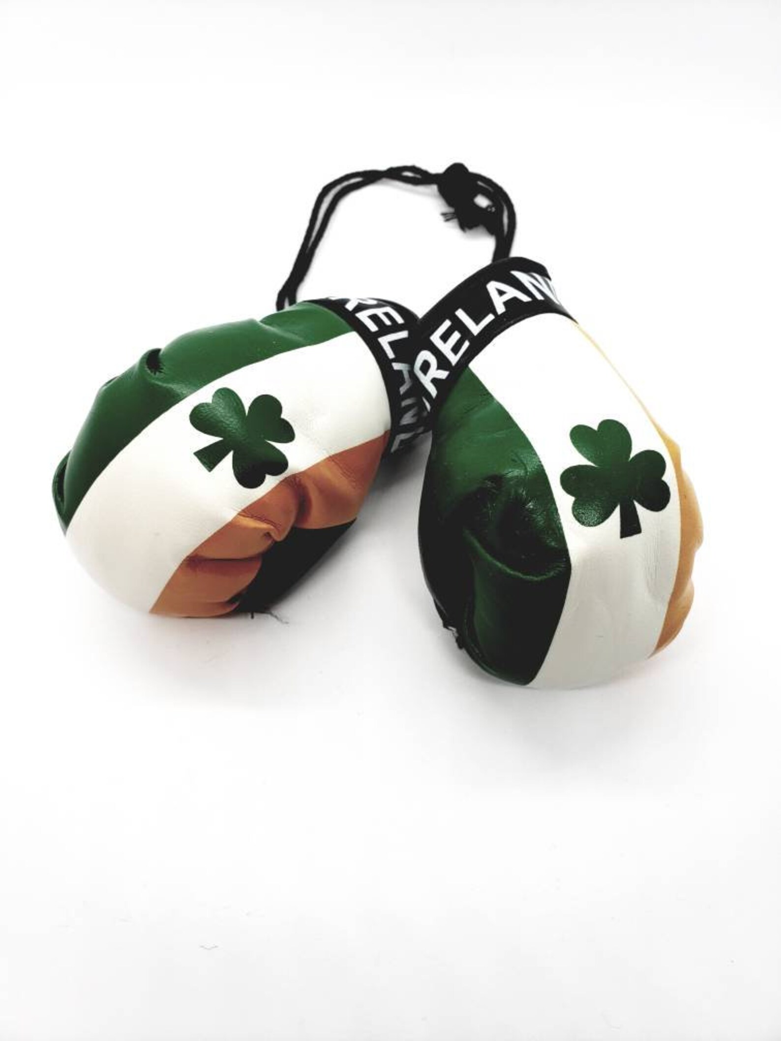 Ireland with Shamrock Miniature Boxing Gloves Perfect for Car Etsy