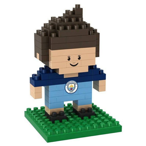 Manchester City BRXLZ Player Mini Construction Figure Approx 2 inches Officially Licensed 82 Pieces