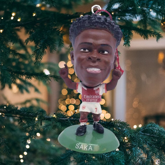 Bukayo Saka Arsenal FC Christmas Ornament/soccerstarz Mini 