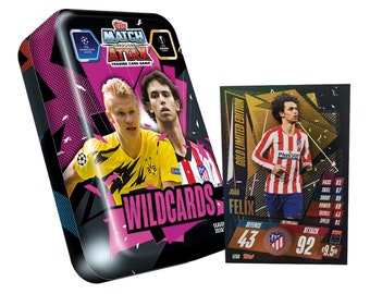 Topps Match Attax Countdown Calendar Season 2020/21 120 Trading Cards inc Gold Topps Match Attax Countdown Calendar Season 2020/21 120 Trading Cards inc Gold
