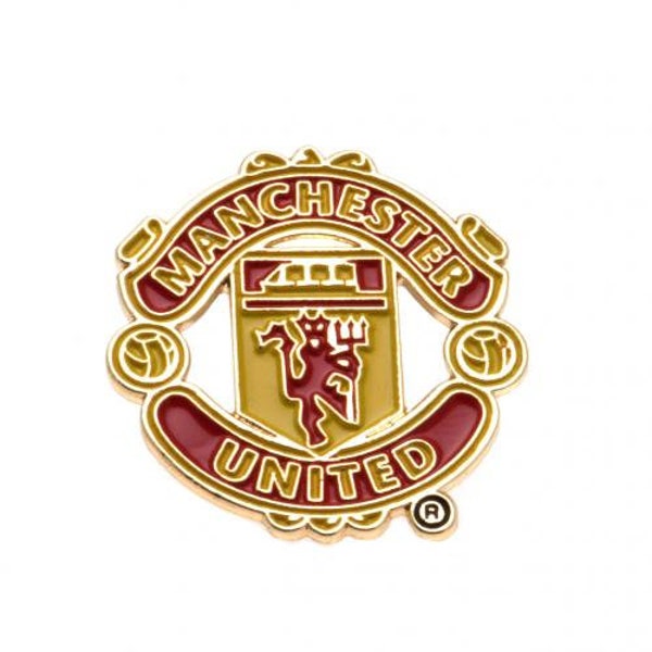 Manchester United FC Premier League Club Crest Pin/Badge Officially Licensed