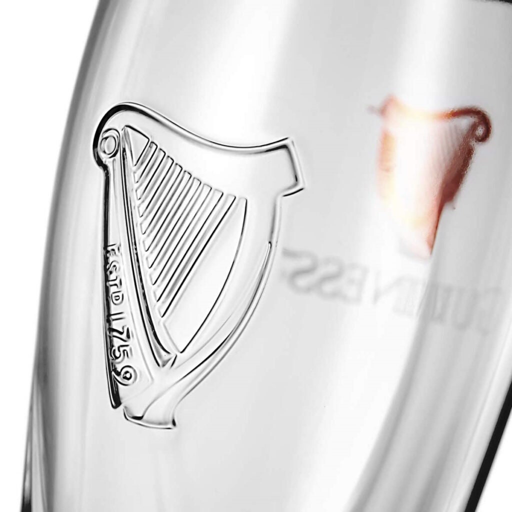 Guinness Signature Pub Edition Gravity Glass - 20 Ounce - Set of 4