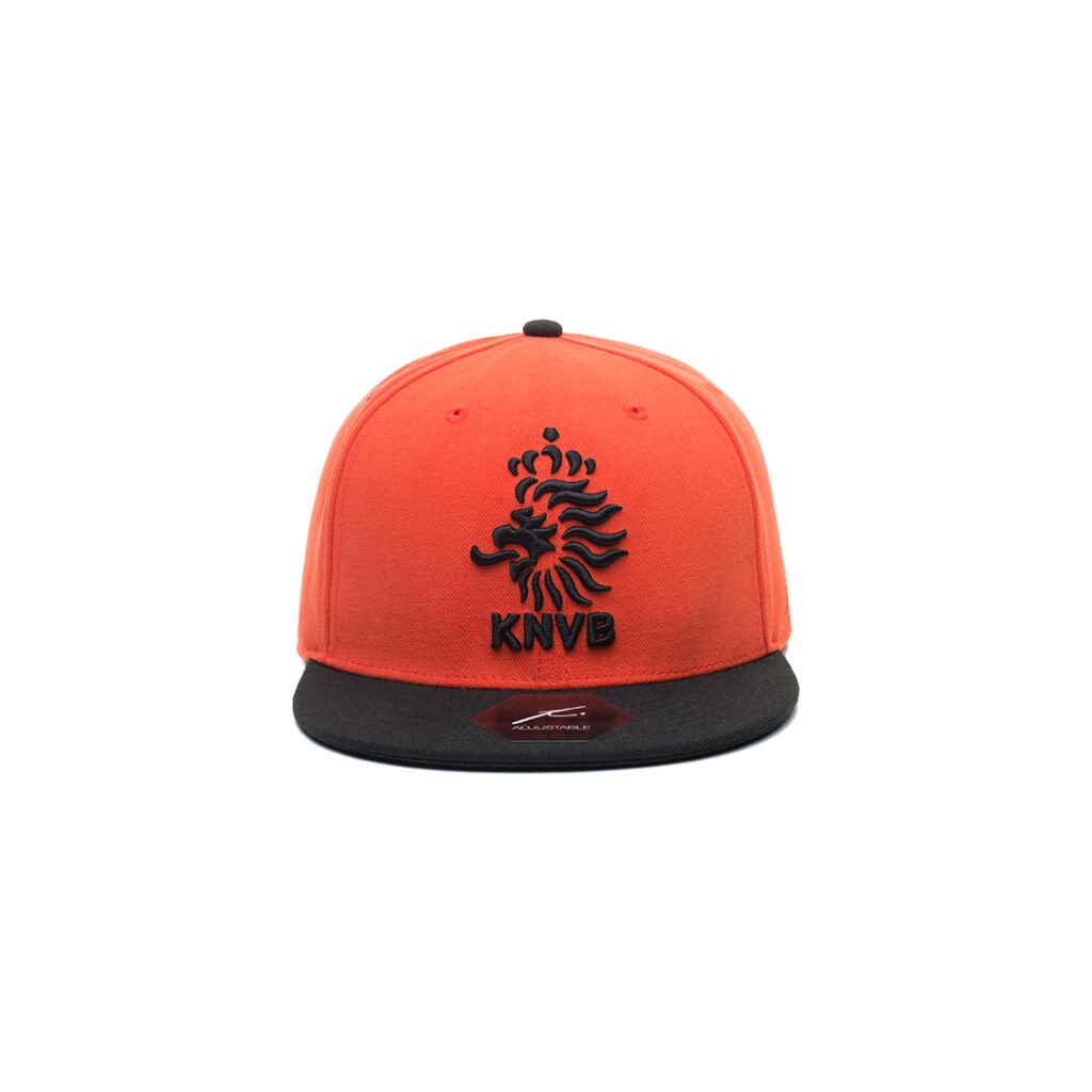  Fan Ink Netherlands KNVB Officially Licensed Snapback Hat  Black/Orange : Sports & Outdoors