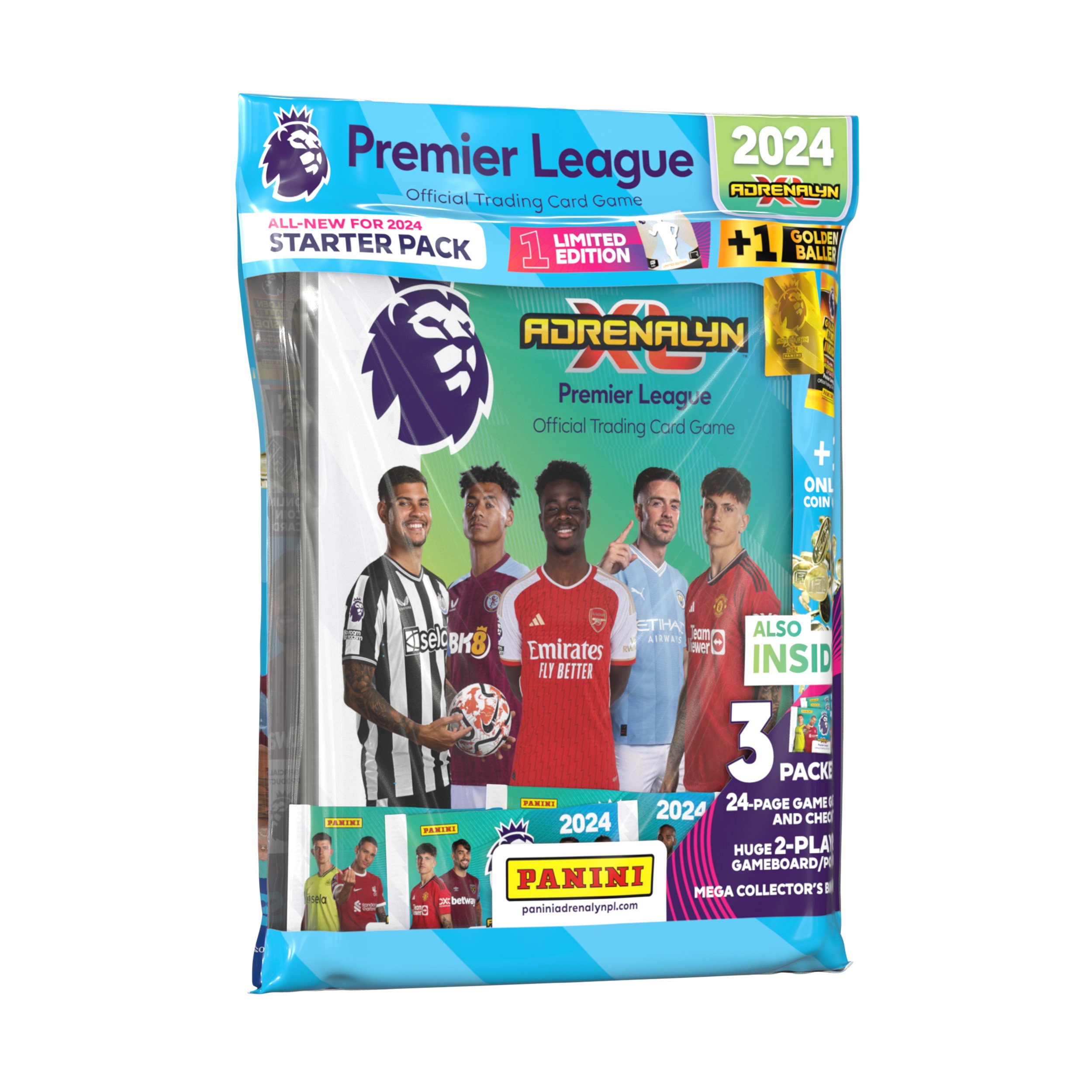 UK Panini Premier League 2024 23/24 Adrenalyn XL Soccer Card Game Starter  Pack