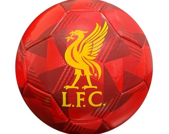 Liverpool FC Red "Prism" Size 5 Soccer Ball Officially Licensed