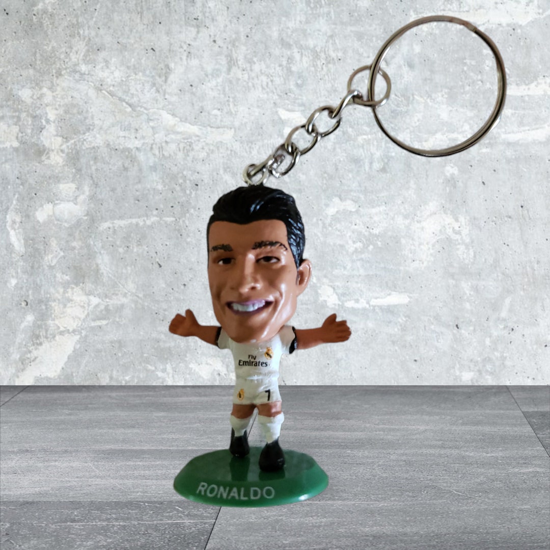 Cristiano Ronaldo Real Madrid Soccerstarz Mini Keychain Figure Approx 2