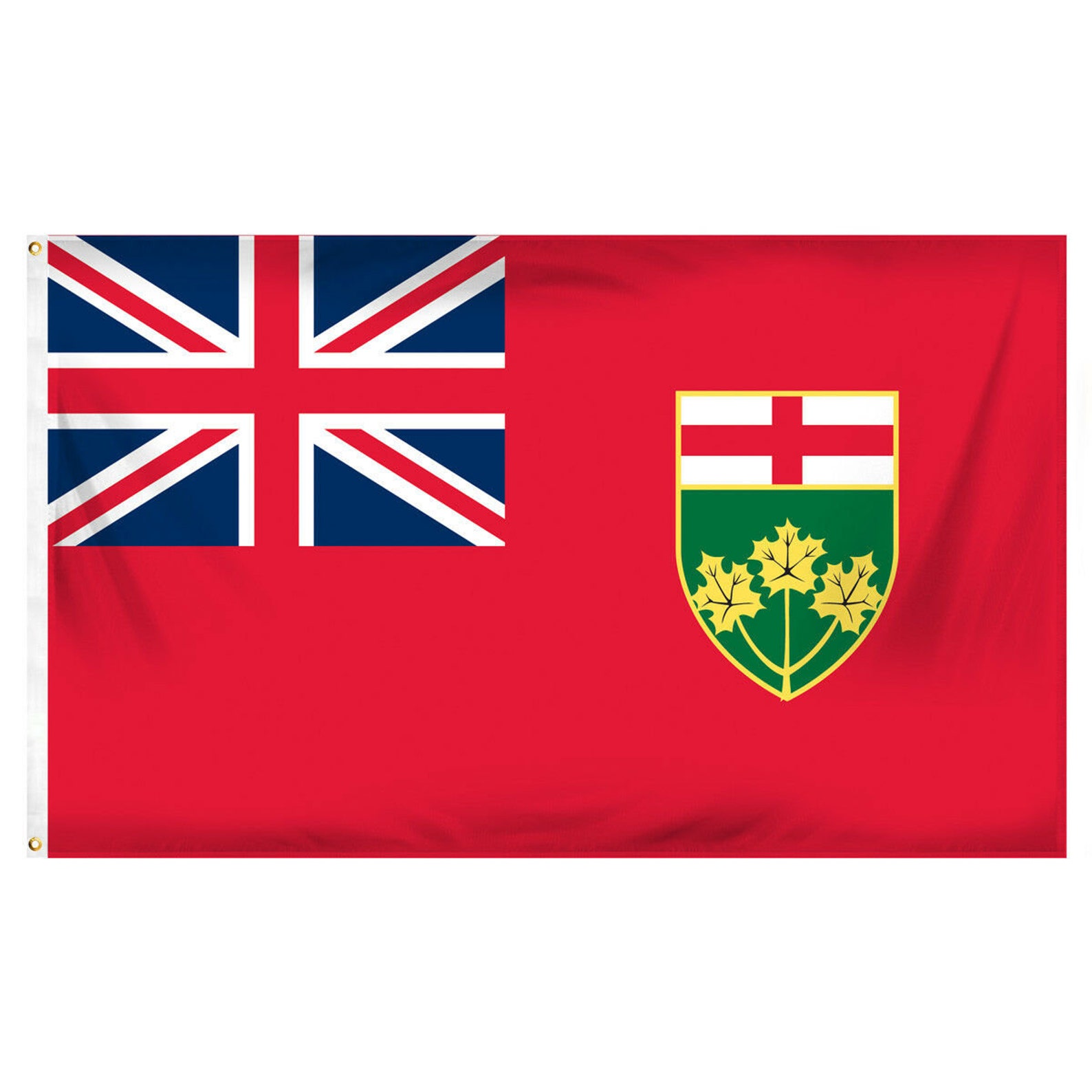 Canada Ontario 3ft X 5ft Flag/banner 2pk 100 Polyester Etsy