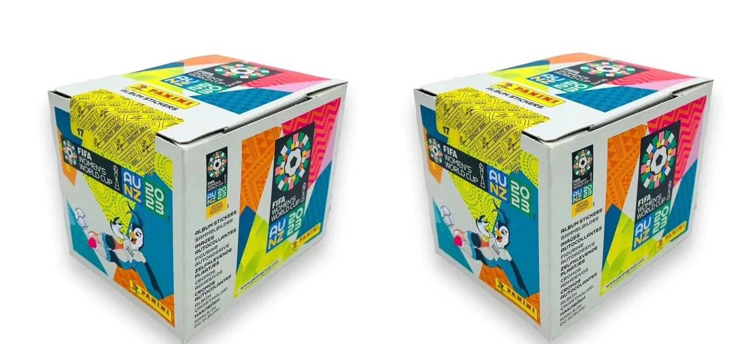 Panini Official FIFA World Cup Qatar 2022 Two Sticker Boxes (500 Stickers  Total)