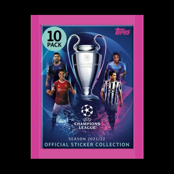 21 22 Topps Uefa Champions League Soccer Stickers Mega Etsy Nederland