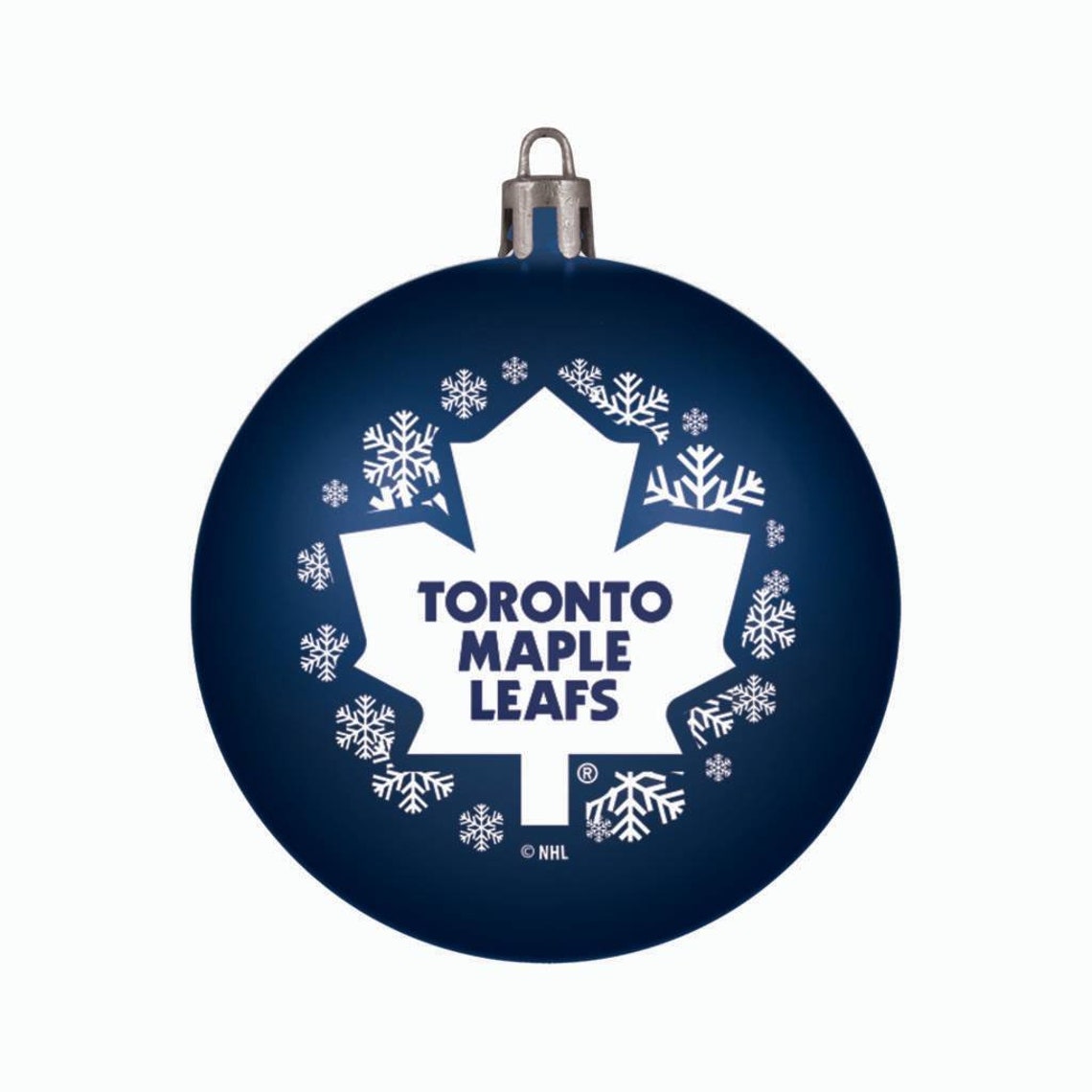 Toronto Maple Leafs Team Crest Shatterproof Christmas Ornament Etsy