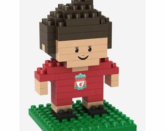 Liverpool FC BRXLZ Player Mini Construction  Figure Approx 2 inches Officially Licensed 82 Pieces