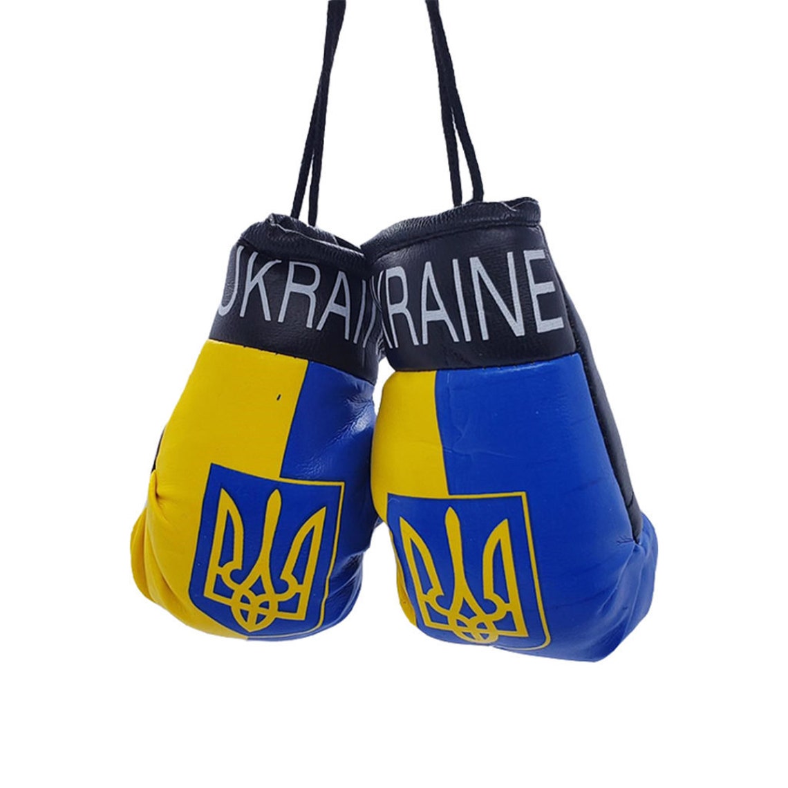 Ukraine Miniature Boxing Gloves Perfect for Car Mirrors and Etsy