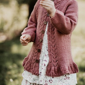 Ole Kofte Knitting Instructions / Kids Cardigan for boys and girls / Pattern in English & German