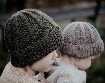 Knitting pattern II Perle Lokk Light/ Knitted hat for children and adults / knitting pattern / pattern/ German & English