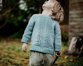 Knitting pattern II Viking Sweater Mini/ Children's knitted sweater / German Pattern / Knitted vest / Knitting pattern /