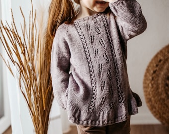 Knitting pattern II Korngenser / Children's sweater / German & English /pattern / knitting pattern / Sweater / knitted sweater