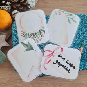 Brotzeitbox Affirmations Karten Weihnachtskarten Set