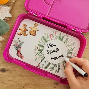 Insert boîte à lunch courrier de Noël