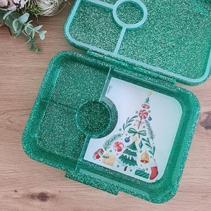Insert pour boîte à lunch sapin de Noël