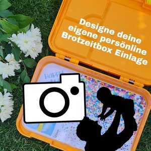 Encart personnel de la boîte à collations