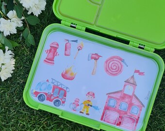 Snack box insert fire brigade