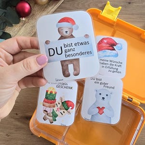 Brotzeitbox Affirmations Karten Weihnachtswünsche