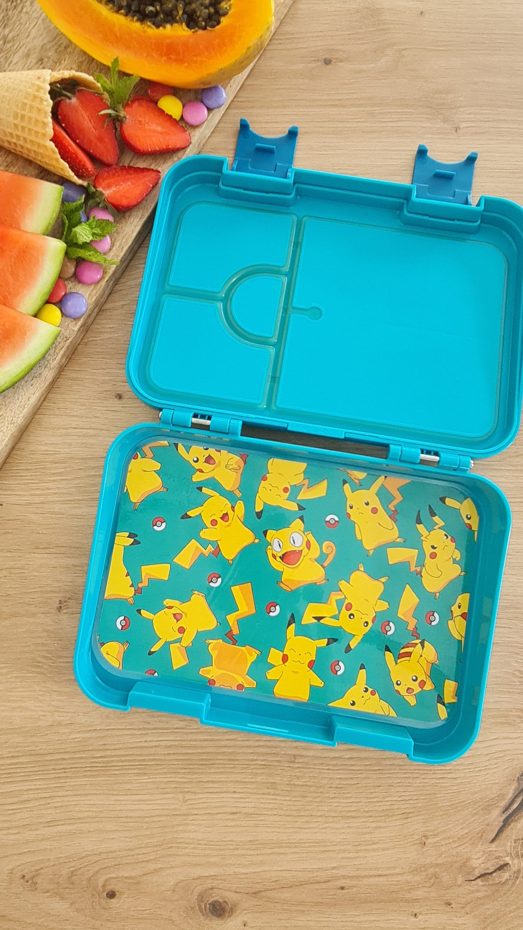 Boîte à lunch Pokémon (divisée) - Pikachu et ses amis