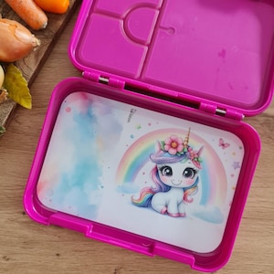 Insert boîte à lunch licorne