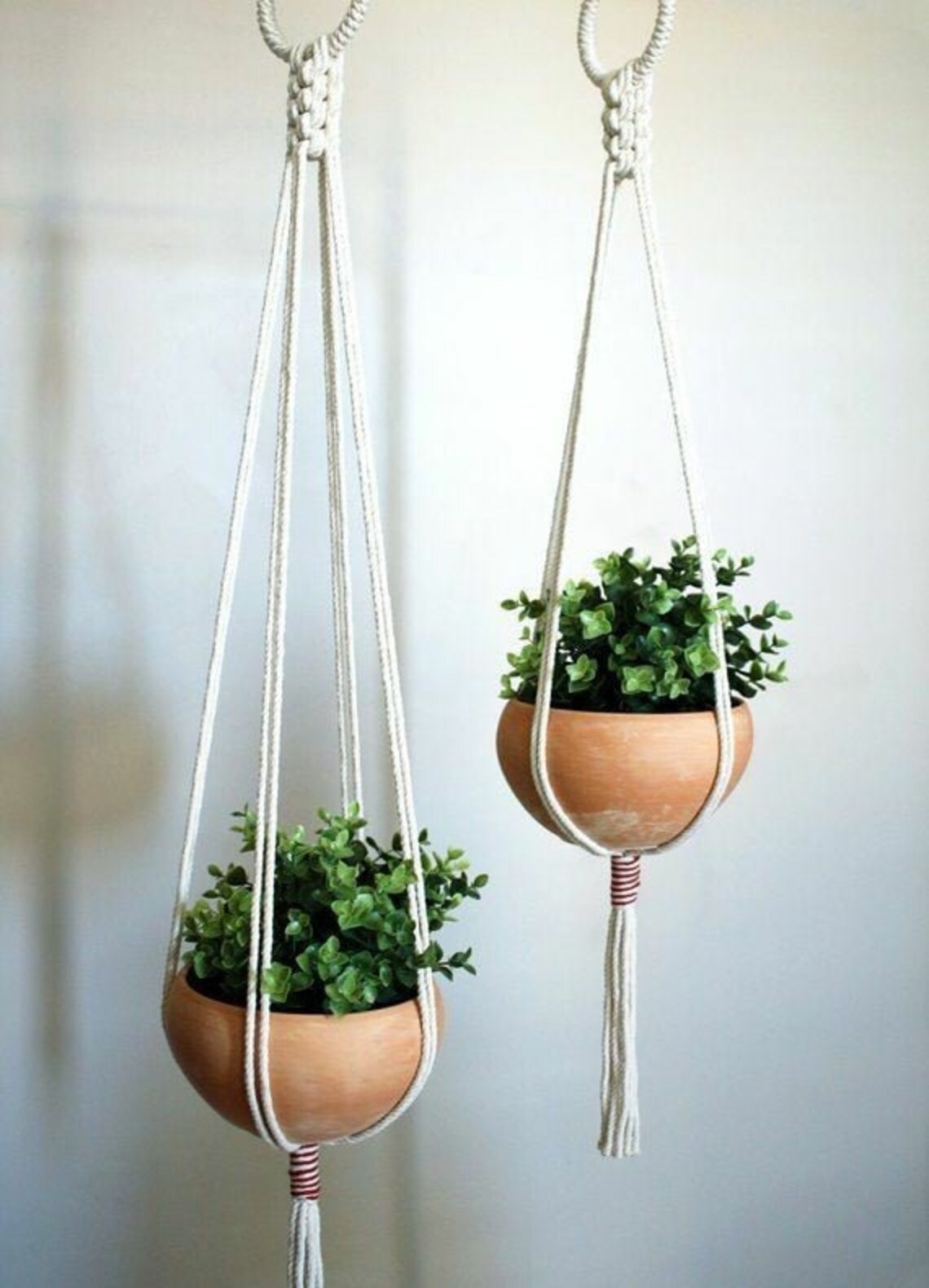Hanging Orchid Planter Indoor & Outdoor Flower Pot Handmade Etsy