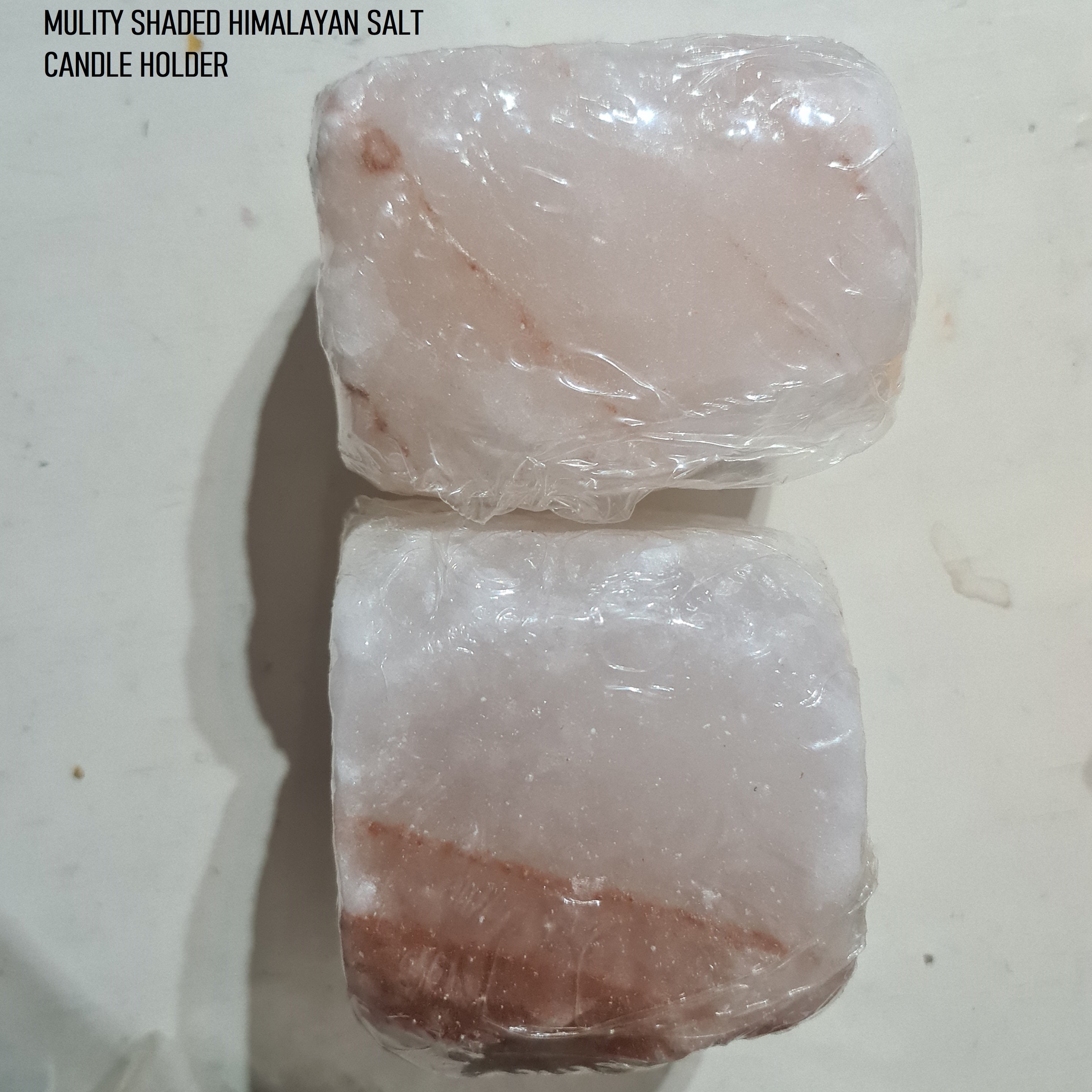 100 Natural Himalayan Pink Salt Candle Holder Crystal Rock Etsy UK