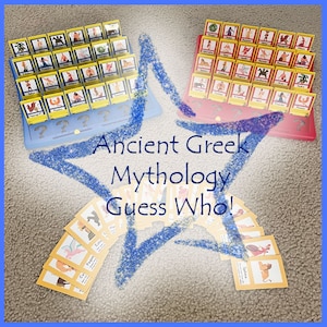 Ancient Greek Mythology Guess Who Cards (Classic Edition)