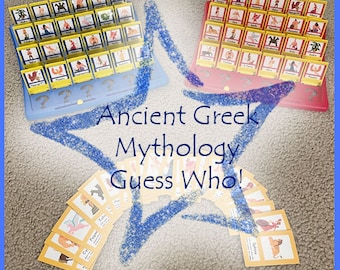 Ancient Greek Mythology Guess Who Cards