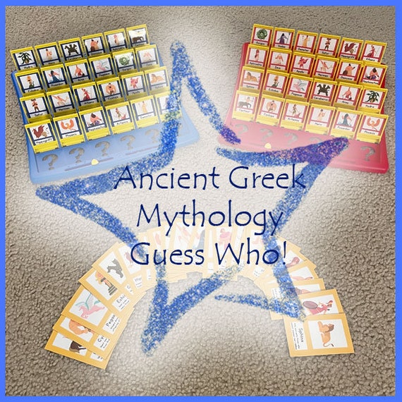 Ancient Greek Mythology Guess Who Cards | Etsy