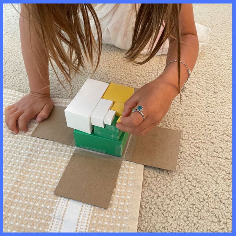 Montessori Power of 2 Cube Printable Edition - Etsy