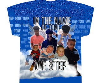 Memorial All Over Custom / personalized 3D T-shirt ‘ FRONT DESIGN back OPTIONAL
