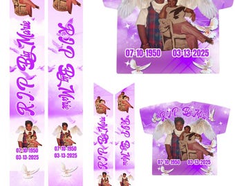 3D all over t-shirt and custom stole