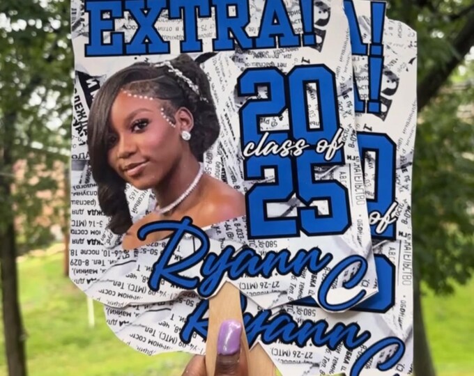 Featured listing image: Hand held custom / personalized fans for any occasion