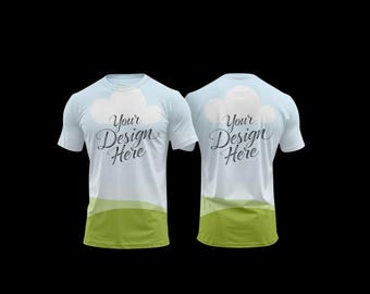 Custom / personalized 3D T-shirt ‘ FRONT DESIGN back OPTIONAL