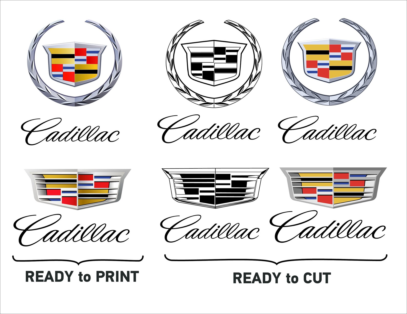 Cadillac Svg File , Free CAD Designs, Files & 3D Models – YOVZ